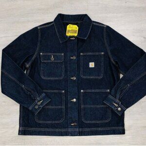 Carhartt Denim Farm Chore Work Jacket Brand - NWT